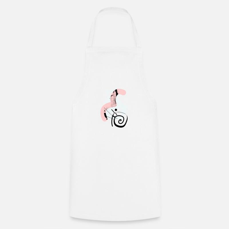 Abstract Geometric Shapes & Shapes - Cooking Apron - white