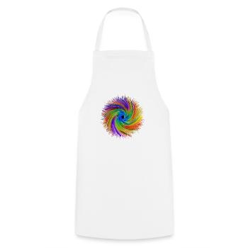 Cool design coloré estivale Cool Cool Yeux Cool - Tablier de cuisine - blanc - Devant - AI Model Male 185 dark (185cm)