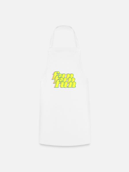 fun - Tablier de cuisine - blanc