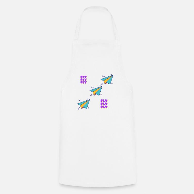 FLY, FLY, FLY - Cooking Apron - white
