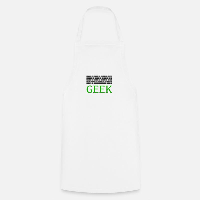 Geek - Cooking Apron - white