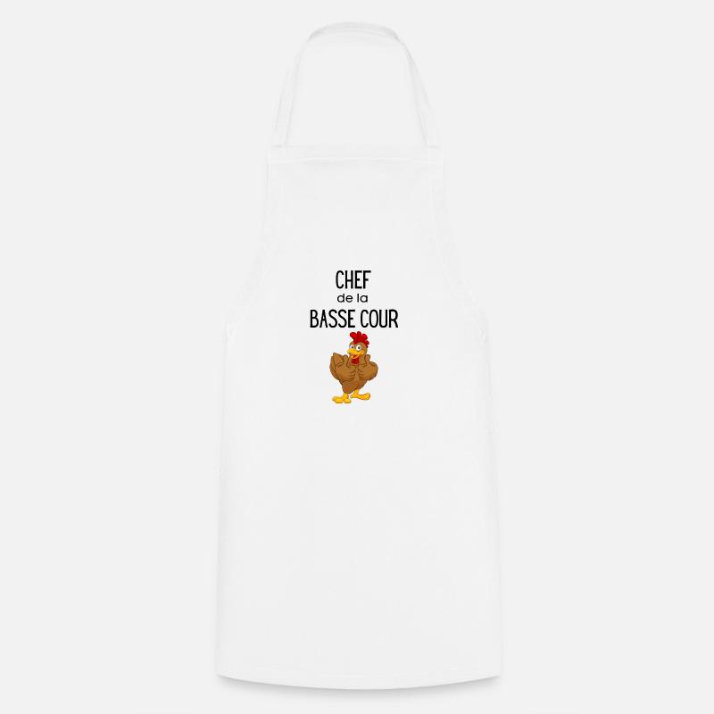 Chef de la basse cour - Tablier de cuisine - blanc