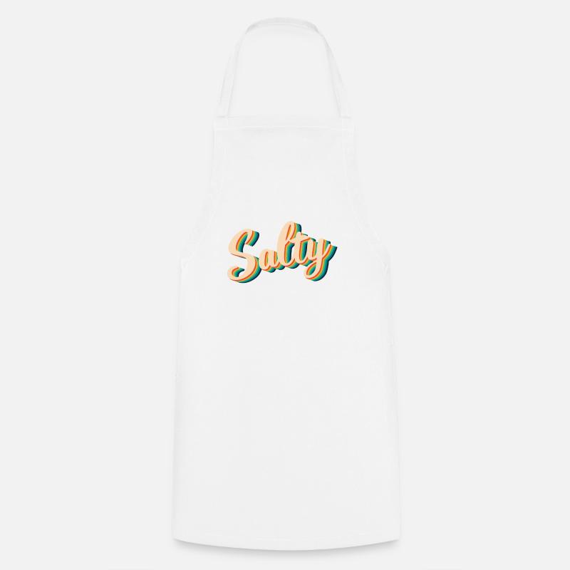 Salty - Cooking Apron - white