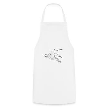 Mouette - Tablier de cuisine - blanc - Devant - AI Model Male 185 dark (185cm)
