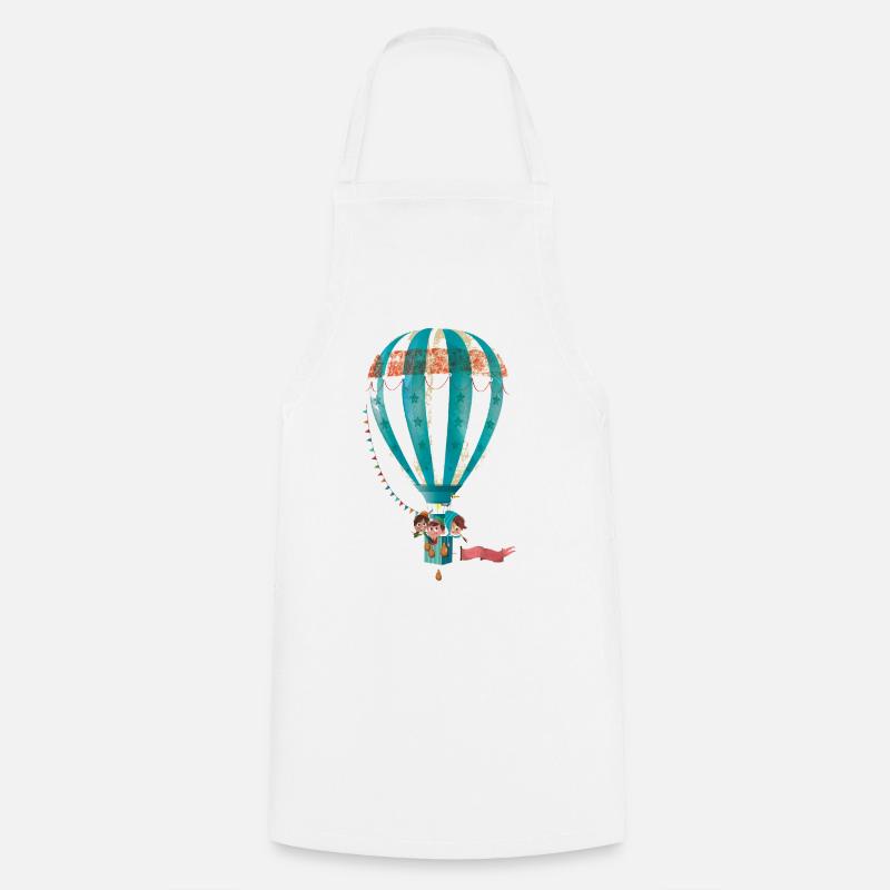 Collection mongolfière - Tablier de cuisine - blanc