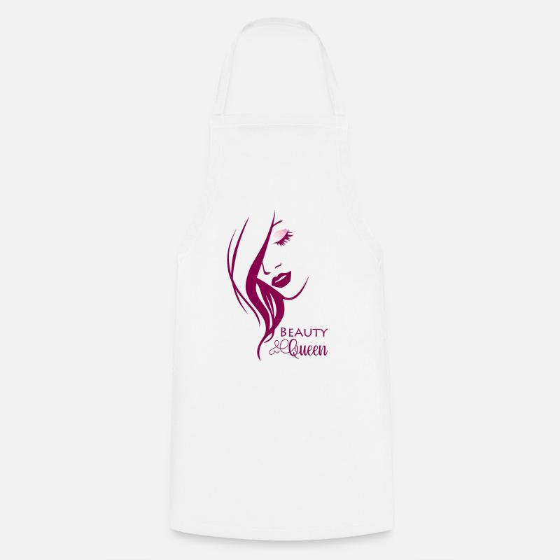 Beauty Queen - Tablier de cuisine - blanc