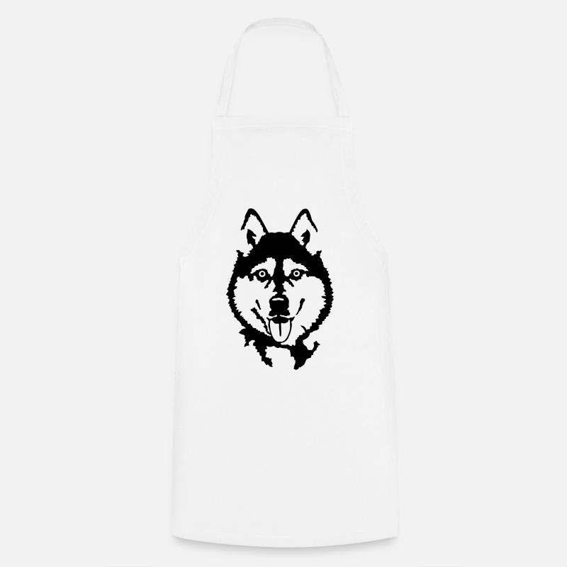 Husky - Kochschürze - Weiß