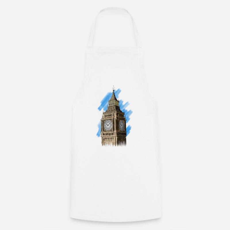 Big Ben - Tablier de cuisine - blanc