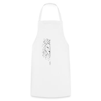 Lion voleur de chat à faible poly | Unisexe T-shirt - Tablier de cuisine - blanc - Devant - AI Model Male 185 dark (185cm)