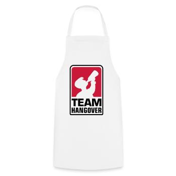 team logo hangover - Kochschürze - Weiß - Vorne - AI Model Male 185 dark (185cm)
