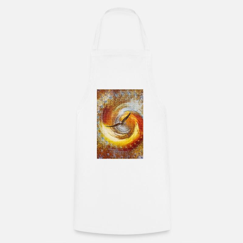 Aigle en vol - Tablier de cuisine - blanc