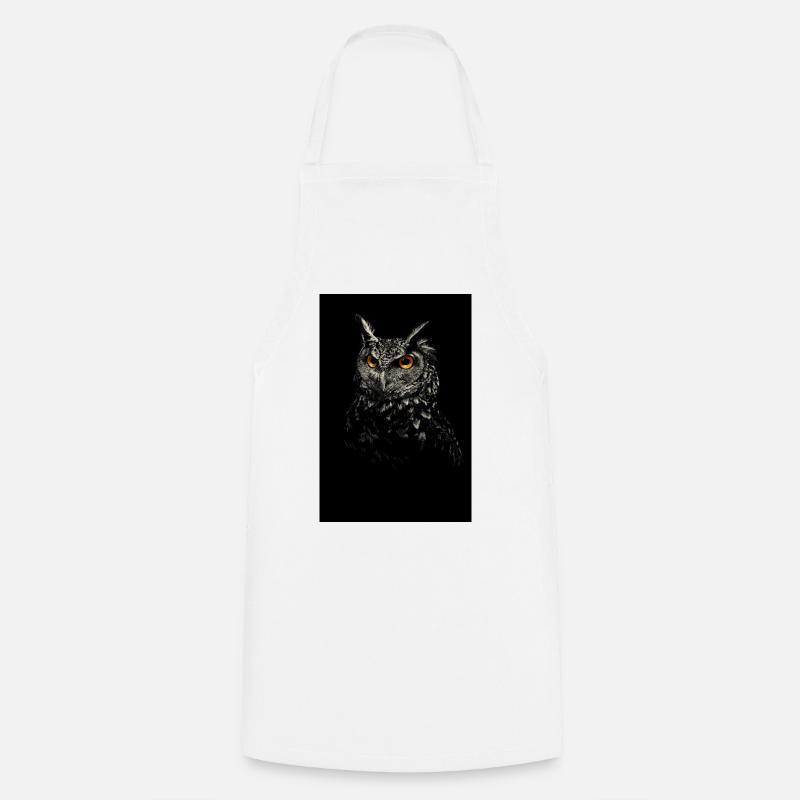 Chouette - Tablier de cuisine - blanc