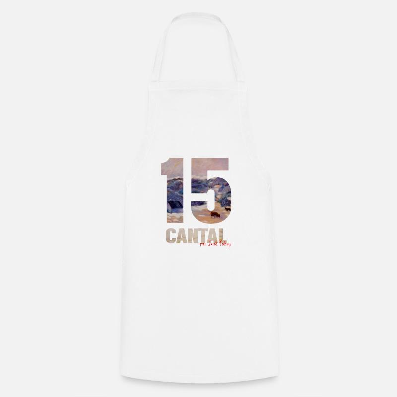 José Fabry - Cantal 15 - 2 - Tablier de cuisine - blanc