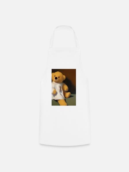Teddybär - Kochschürze - Weiß