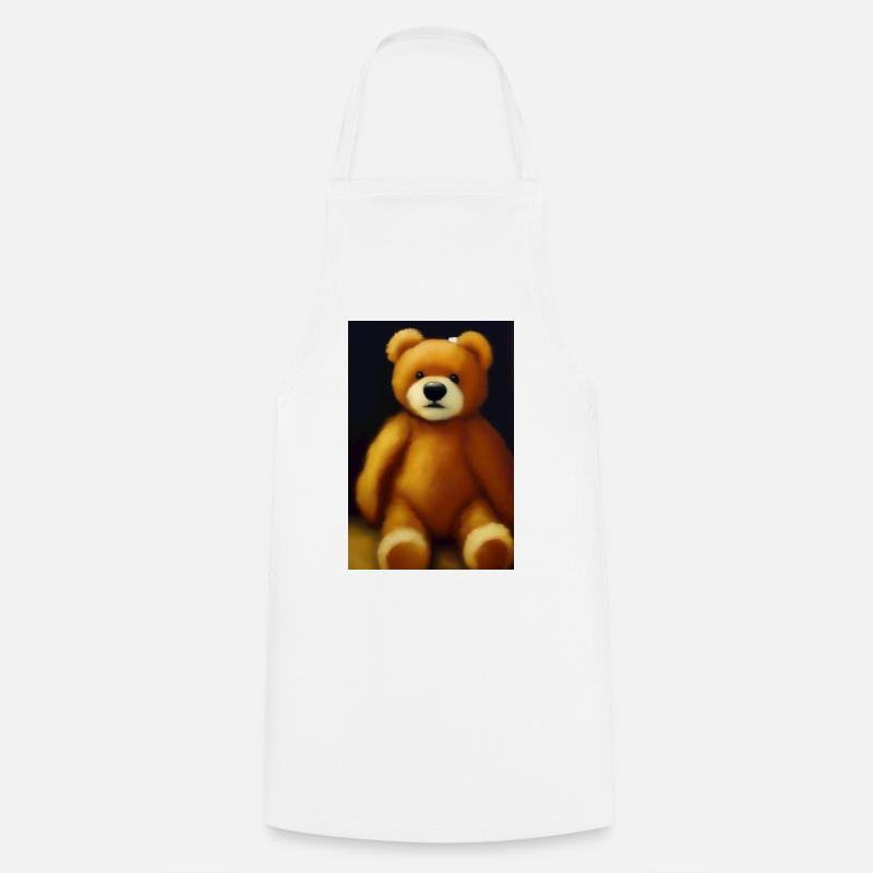 Teddybär - Kochschürze - Weiß
