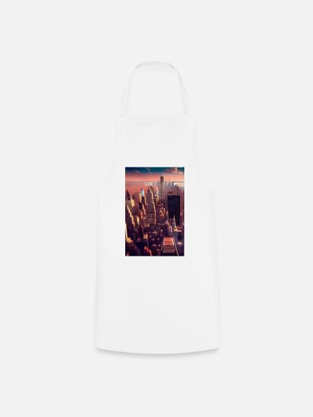New York City Skyline - Kochschürze - Weiß