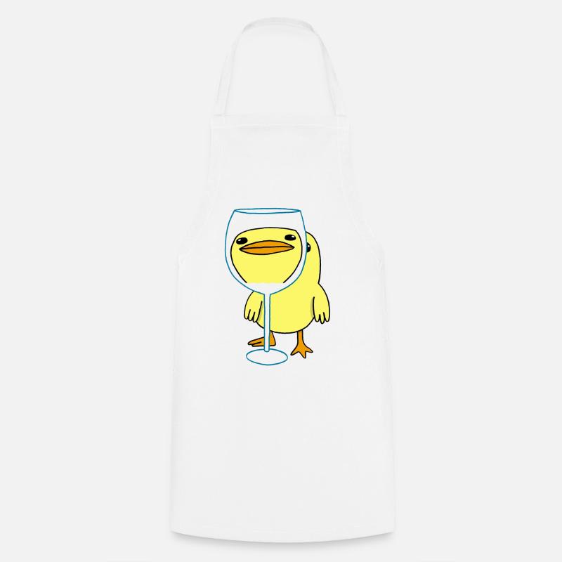 Kawaii chick - Cooking Apron - white