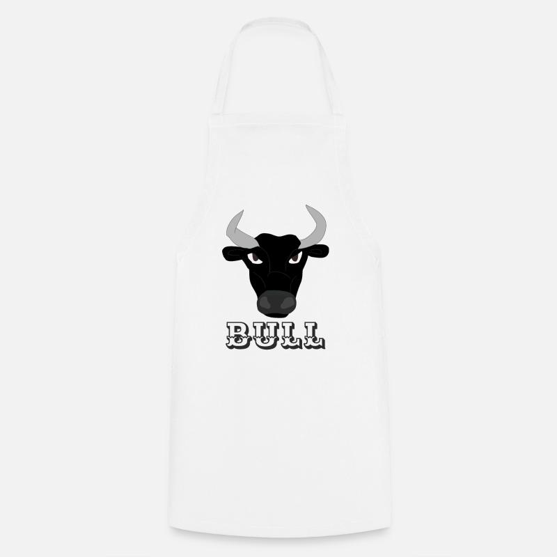 Black bill - Cooking Apron - white