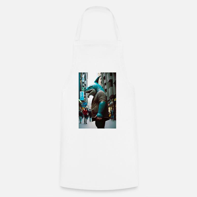 Anthropomorphic 04 - Tablier de cuisine - blanc