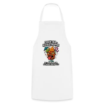 Cocktail disaster - Cooking Apron - white - Front - AI Model Male 185 dark (185cm)