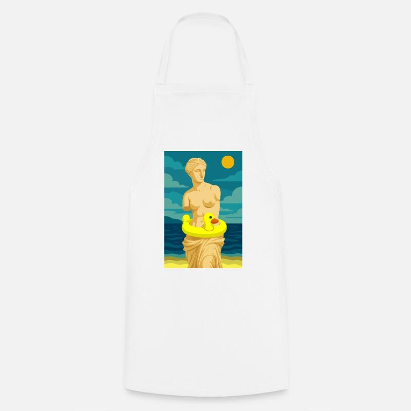 La Vénus (à la plage) - Tablier de cuisine - blanc