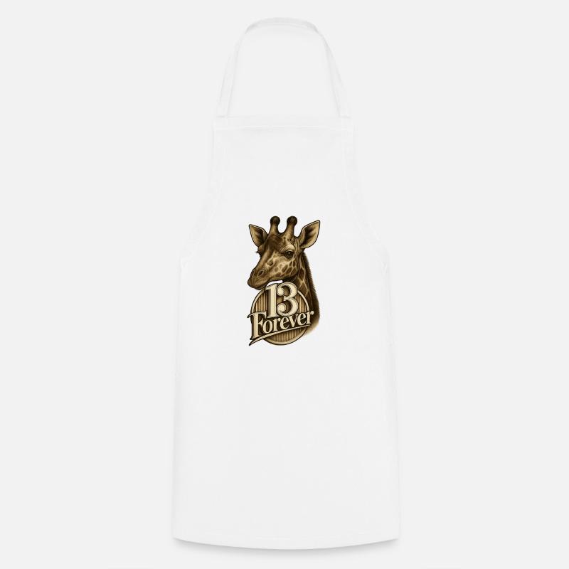 13Giraffe - Cooking Apron - white
