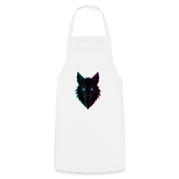 CROC NÉON - Tablier de cuisine - blanc - Devant - AI Model Male 185 dark (185cm)