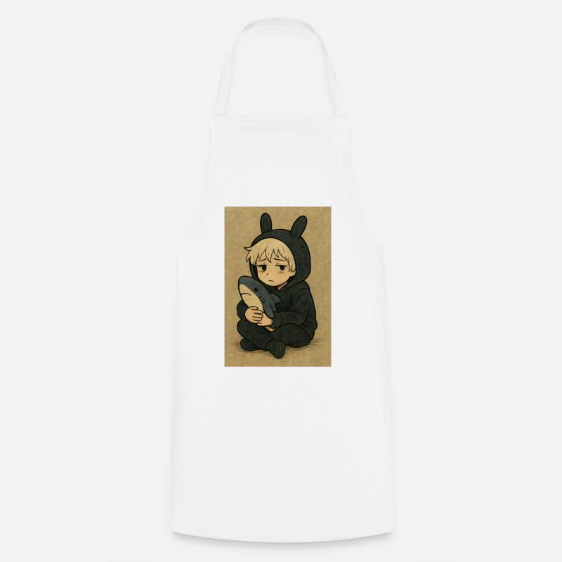 "Shin" - Cooking Apron - white