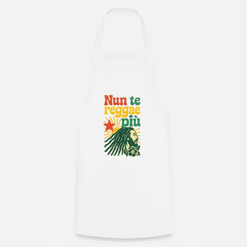 Rasta Reggae Design mit positiver Botschaft - Kochschürze - Weiß