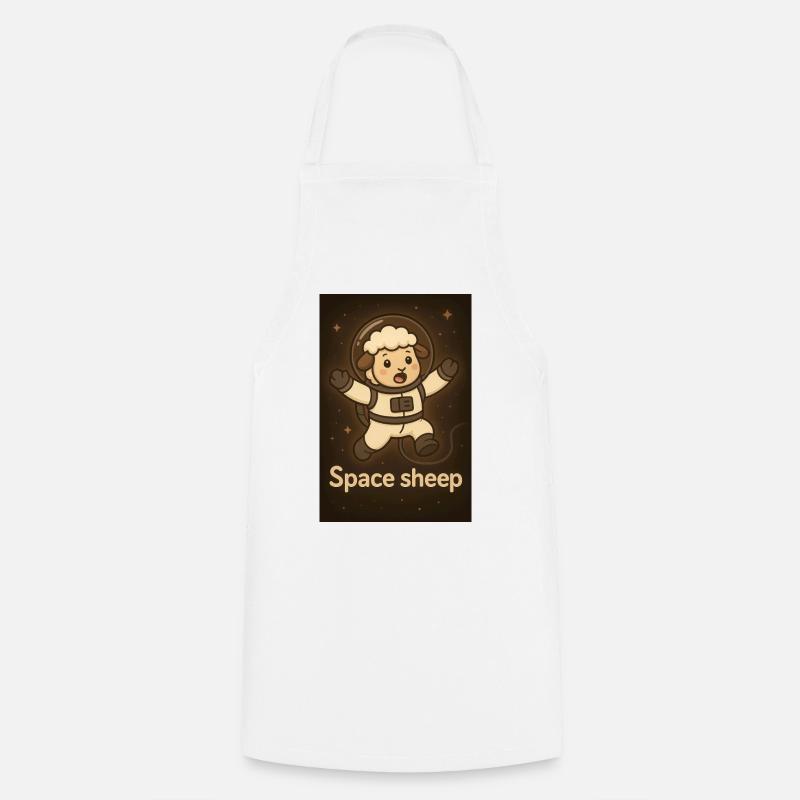 Space sheep - Tablier de cuisine - blanc