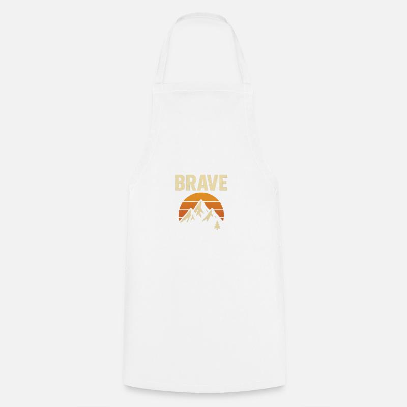 courageux - Tablier de cuisine - blanc