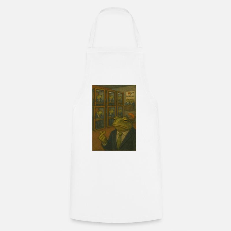 The Return to Office - Cooking Apron - white