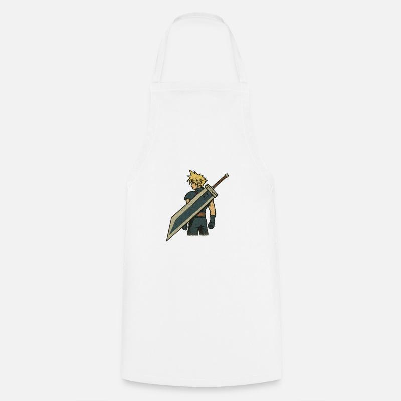 FF7 - Kochschürze - Weiß