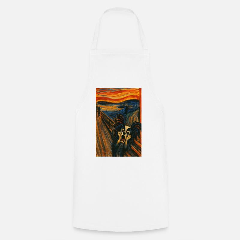 The scream papillon Jesko - Cooking Apron - white