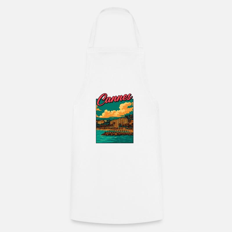 Cannes - Kochschürze - Weiß