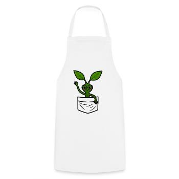 Bowtruckle Nerd - Cooking Apron - white - Front - AI Model Male 185 dark (185cm)