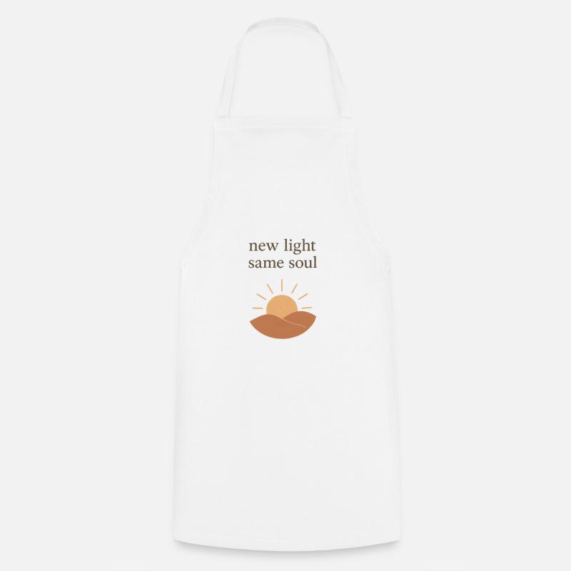 Nouvelle lumière, même âme - Tablier de cuisine - blanc