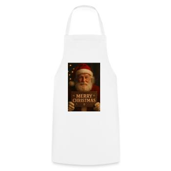 Joyeux Noël - Tablier de cuisine - blanc - Devant - AI Model Male 185 dark (185cm)