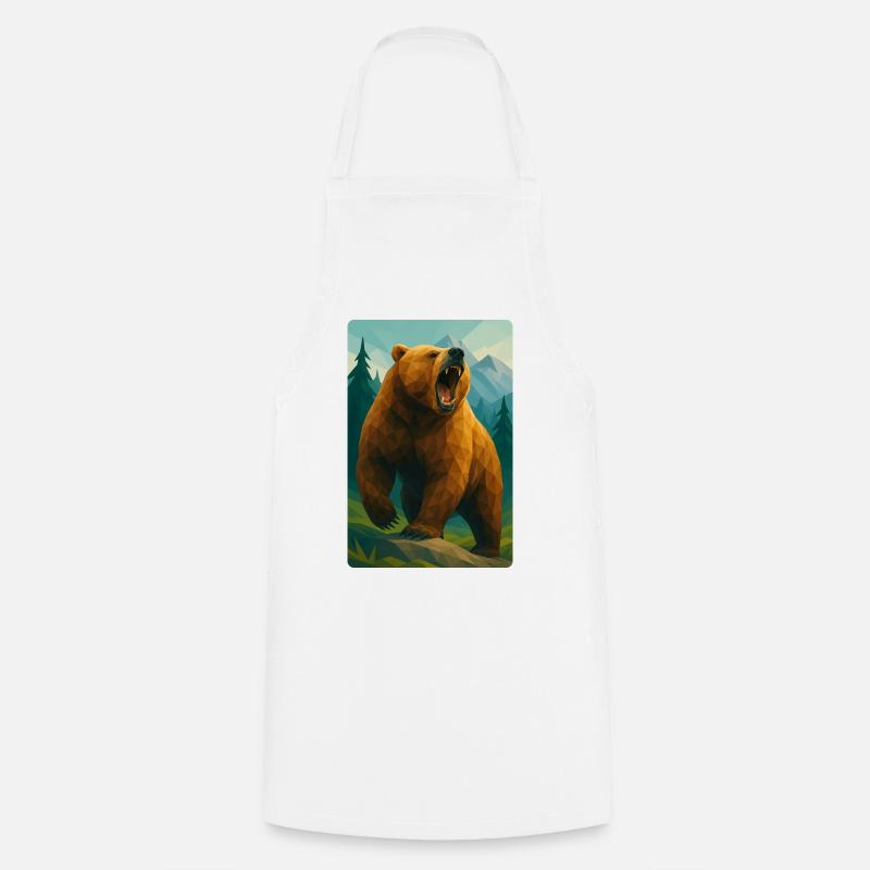 Polynature Grizzly - Cooking Apron - white