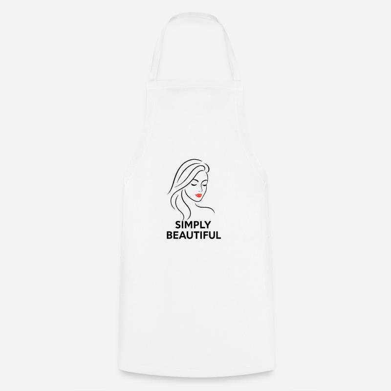 Simply_Beautiful - Tablier de cuisine - blanc