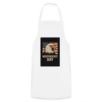 5238F232-5A1D-4004-B7B7-942E4CB1A05F - Cooking Apron - white - Front - AI Model Male 185 dark (185cm)