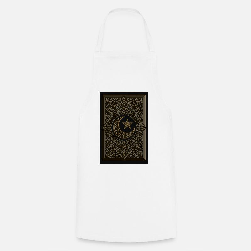 crescent - Cooking Apron - white
