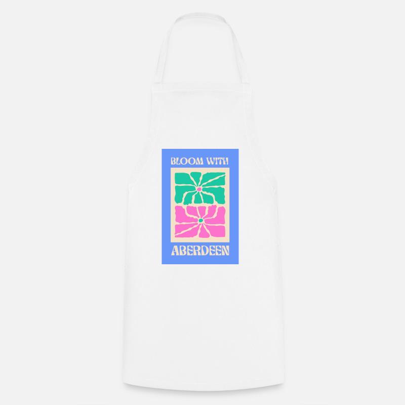 Fleurir avec des fleurs esthétiques d’Aberdeen #3 - Tablier de cuisine - blanc