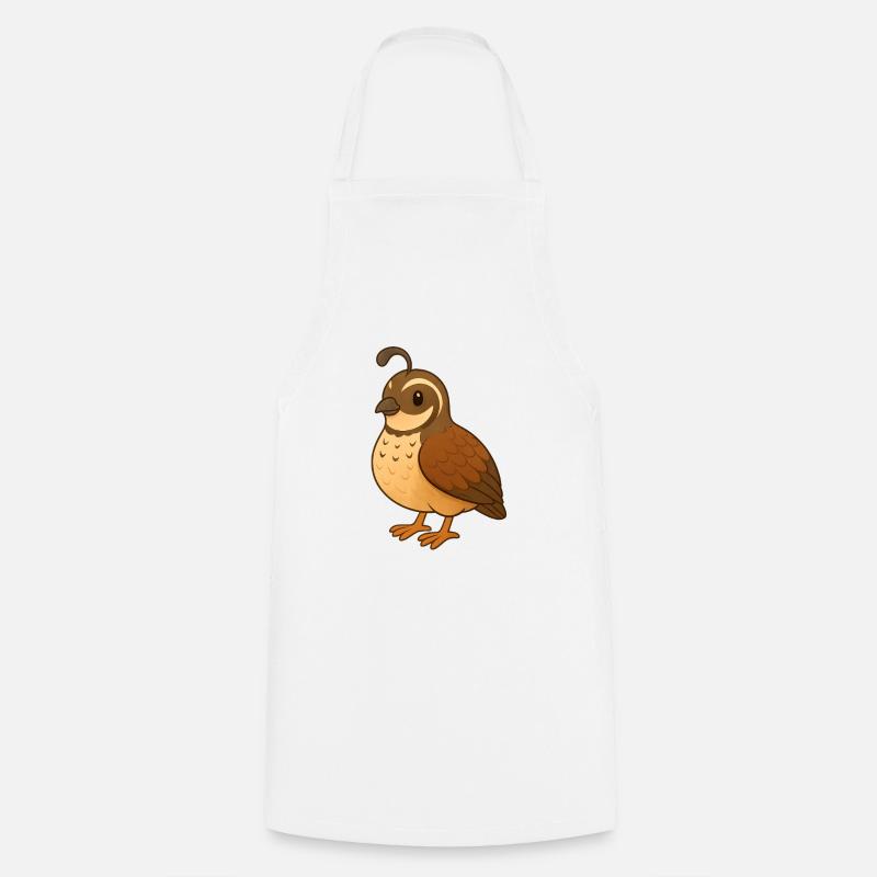 Caille - Tablier de cuisine - blanc