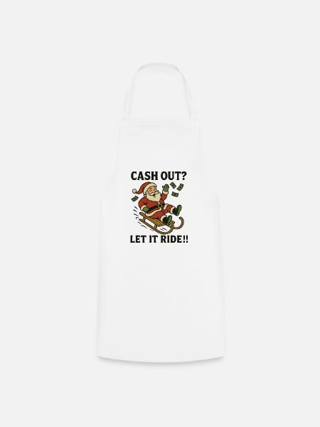 Cash out - Kochschürze - Weiß
