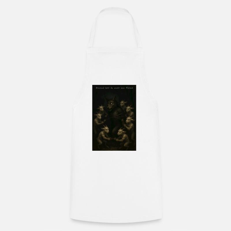 Se battre - Tablier de cuisine - blanc