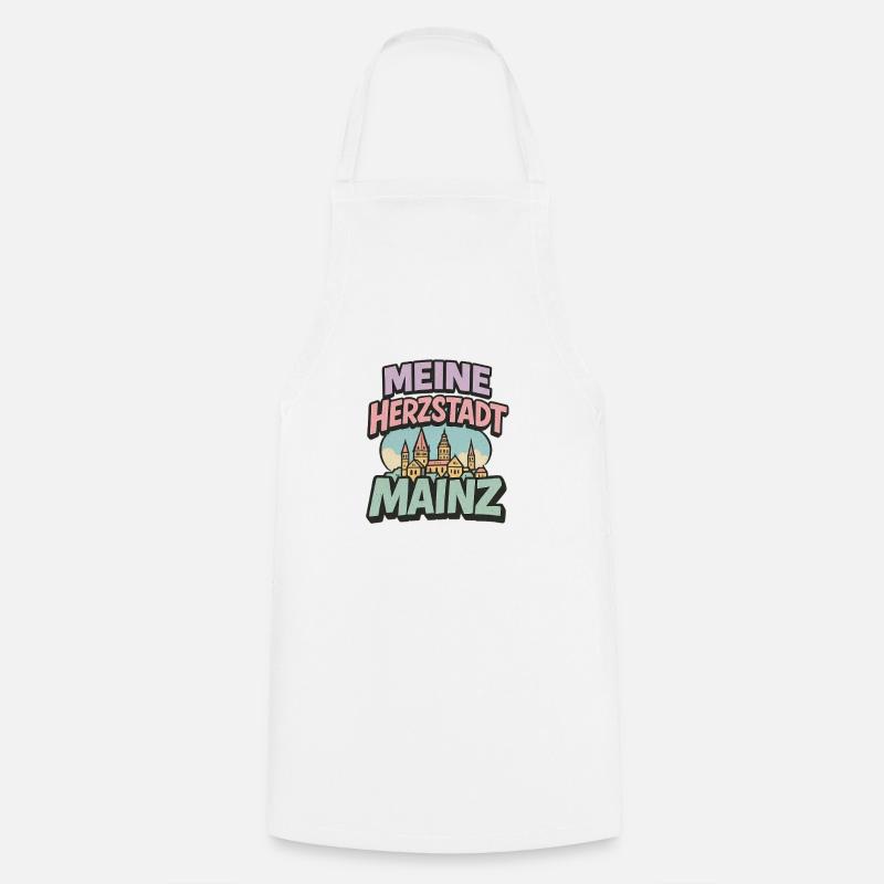 Mainz Herzstadt - Cooking Apron - white