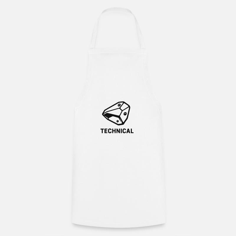 Bloc technique - Tablier de cuisine - blanc
