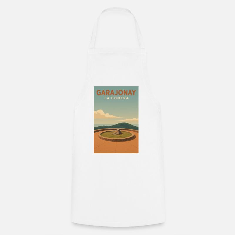 Montana de Garajonay - Cooking Apron - white