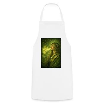 new edema - Cooking Apron - white - Front - AI Model Male 185 dark (185cm)